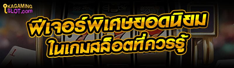 ฟีเจอร์พิเศษยอดนิยมในเกมสล็อตที่ควรรู้