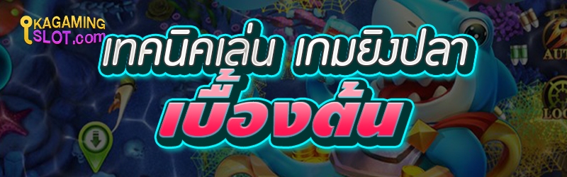 เทคนิคเล่น เกมยิงปลา เบื้องต้น