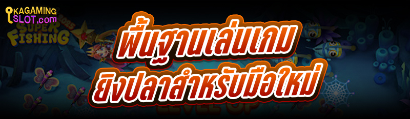 พื้นฐานเล่น เกมยิงปลา สำหรับมือใหม่