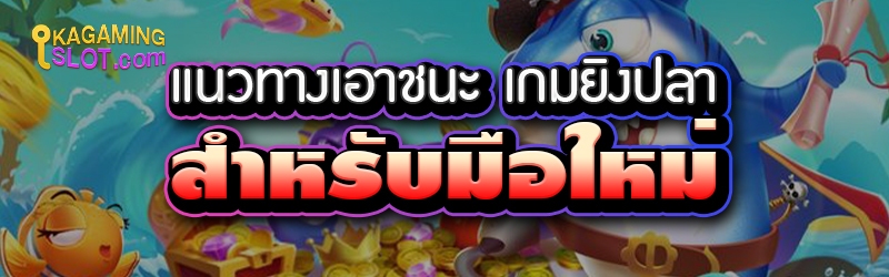 แนวทางเอาชนะ เกมยิงปลา สำหรับมือใหม่
